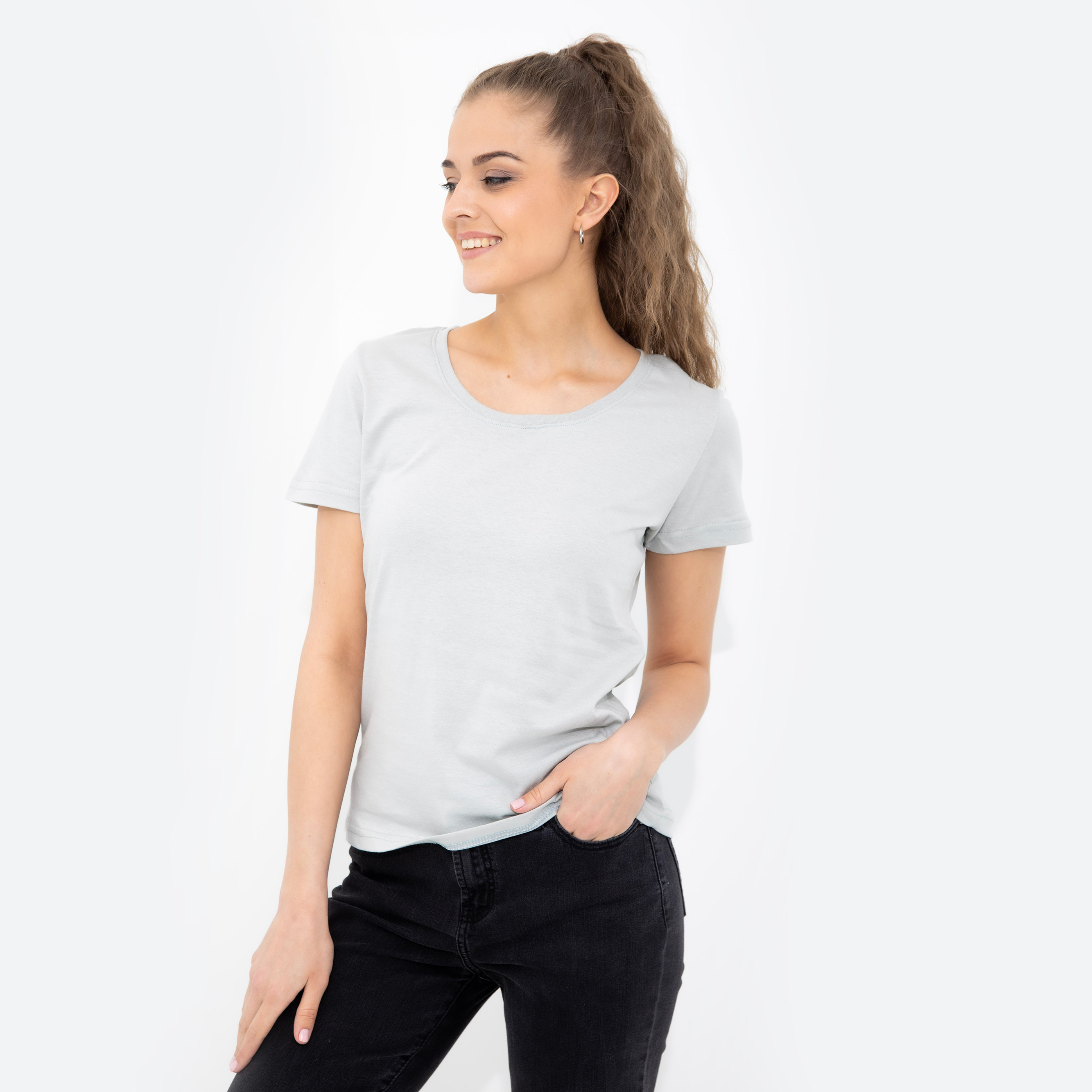 Футболка базовая однотонная