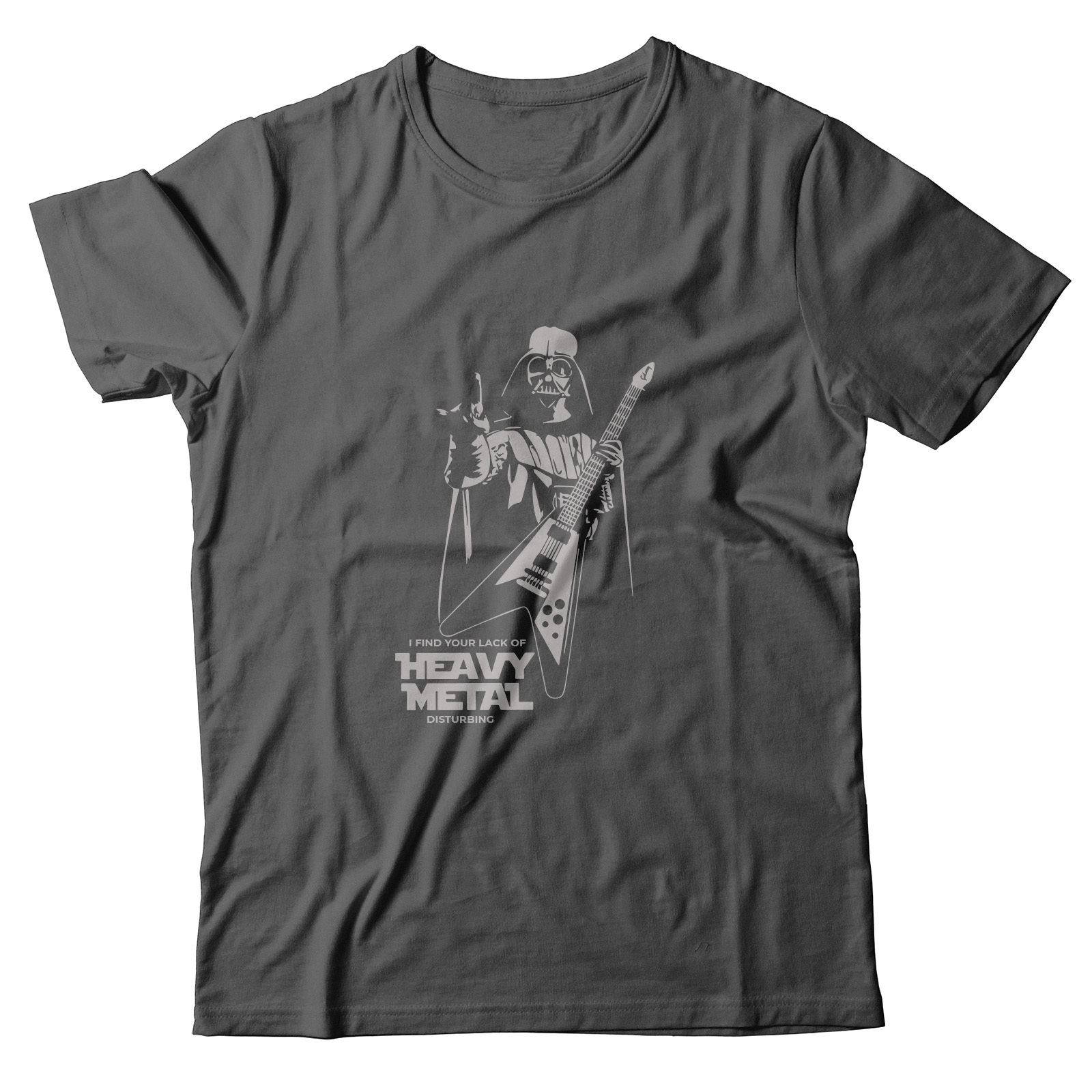 Футболка с крутым принтом Хэви Металл