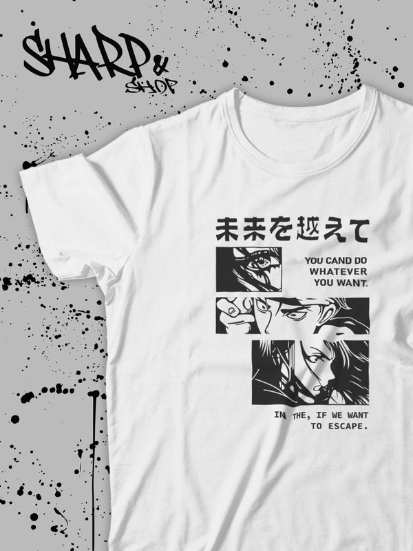 Футболка Аниме оверсайз с принтом