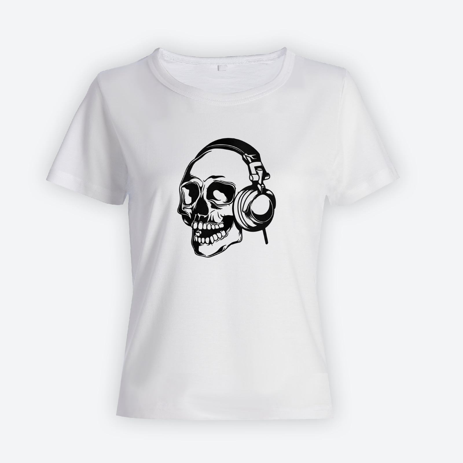 Модная футболка с принтом Череп