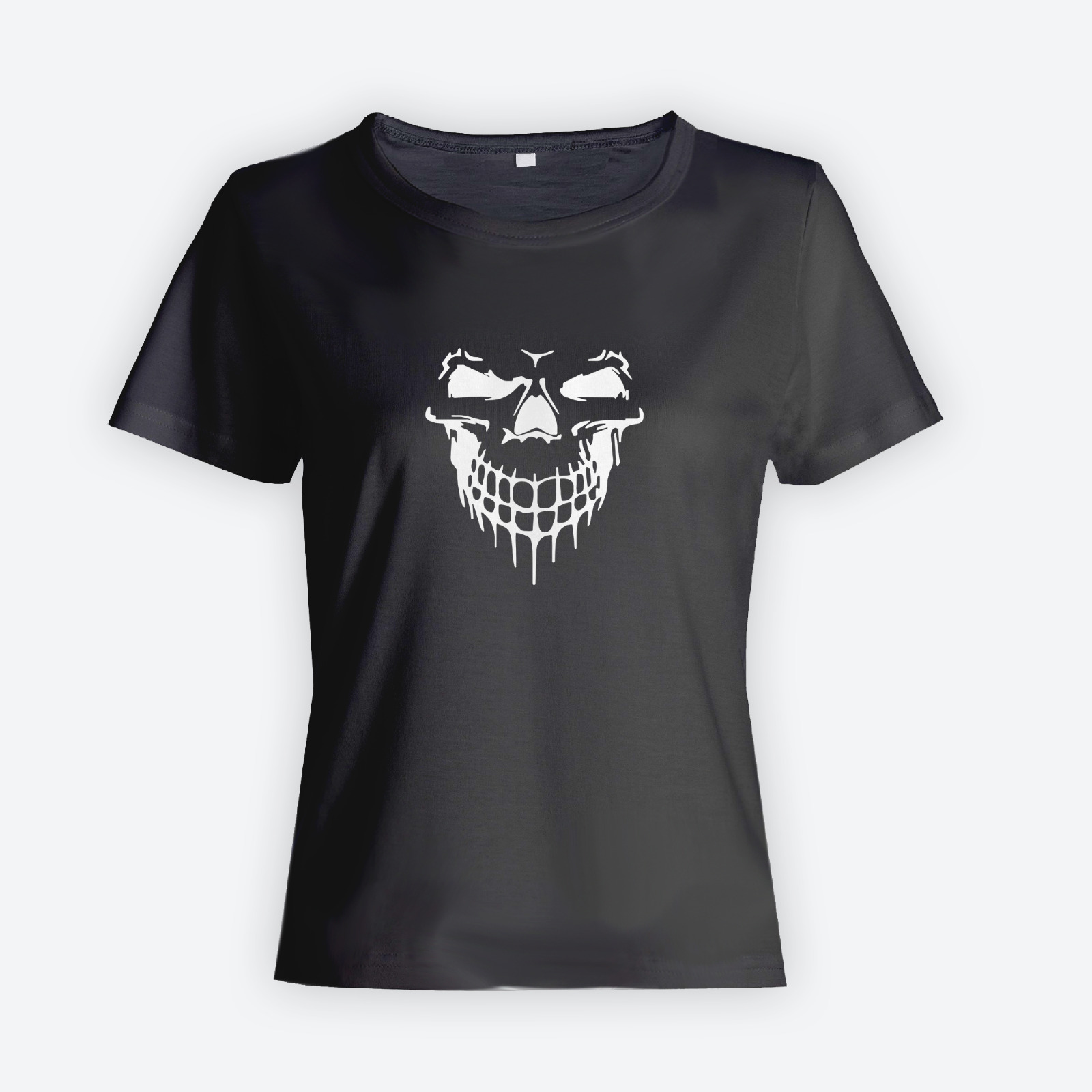 Модная футболка с принтом Череп
