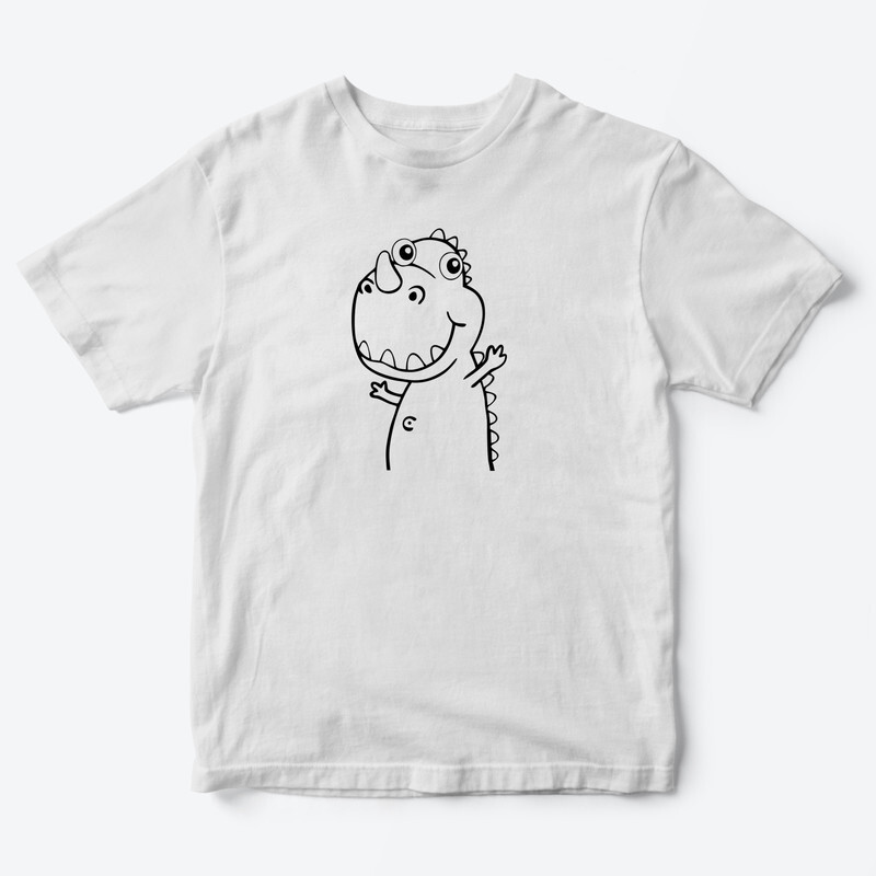 Детская футболка с рисунком Малыш динозавр