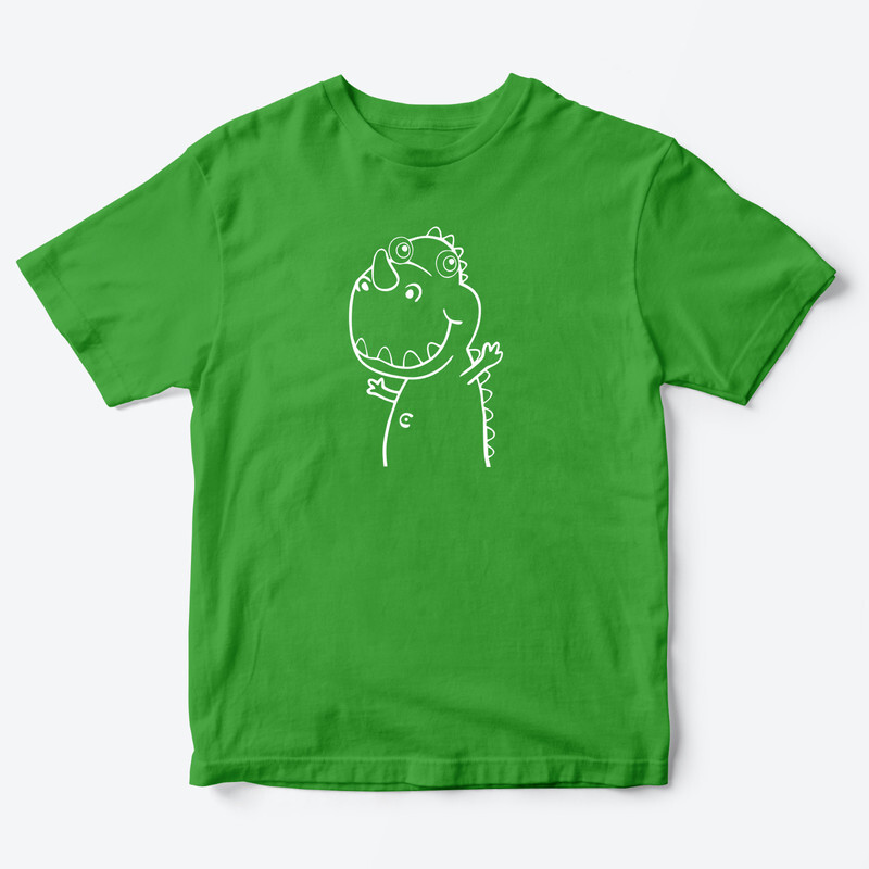 Детская футболка с рисунком Малыш динозавр