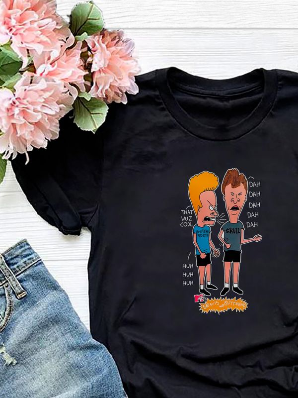 Футболка Бивис и Баттхед Батт хед Beavis and Butthead с принтом