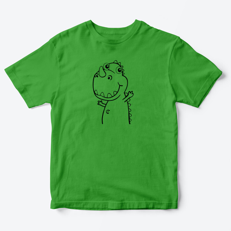 Детская футболка с рисунком Малыш динозавр