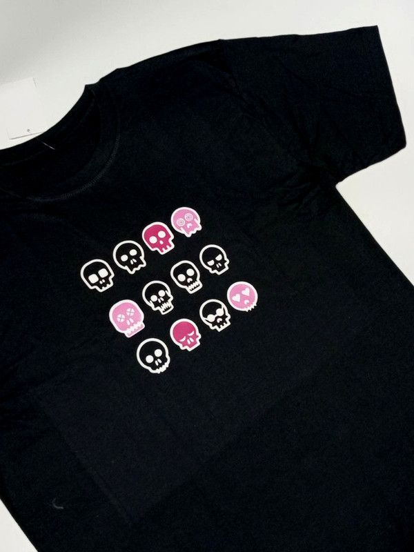Футболка с черепом с принтом