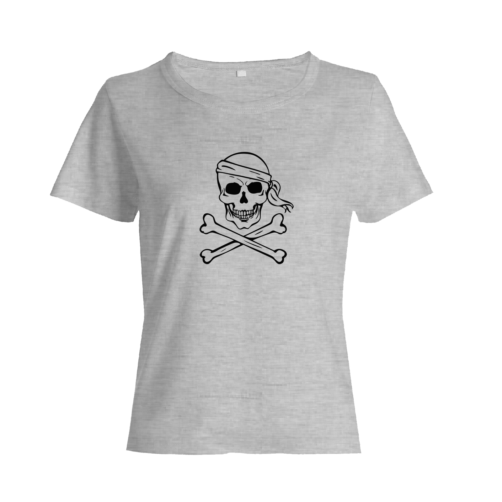 Футболка с черепом оверсайз с принтом