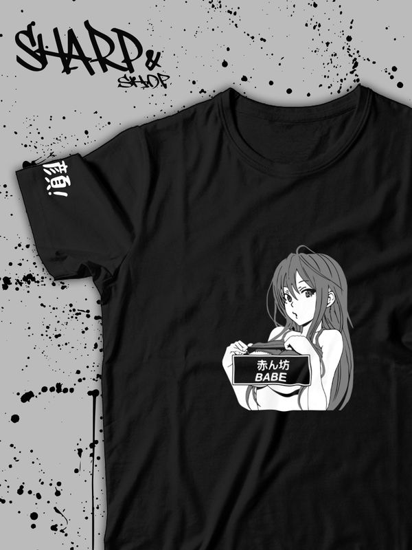 Футболка Аниме оверсайз с принтом