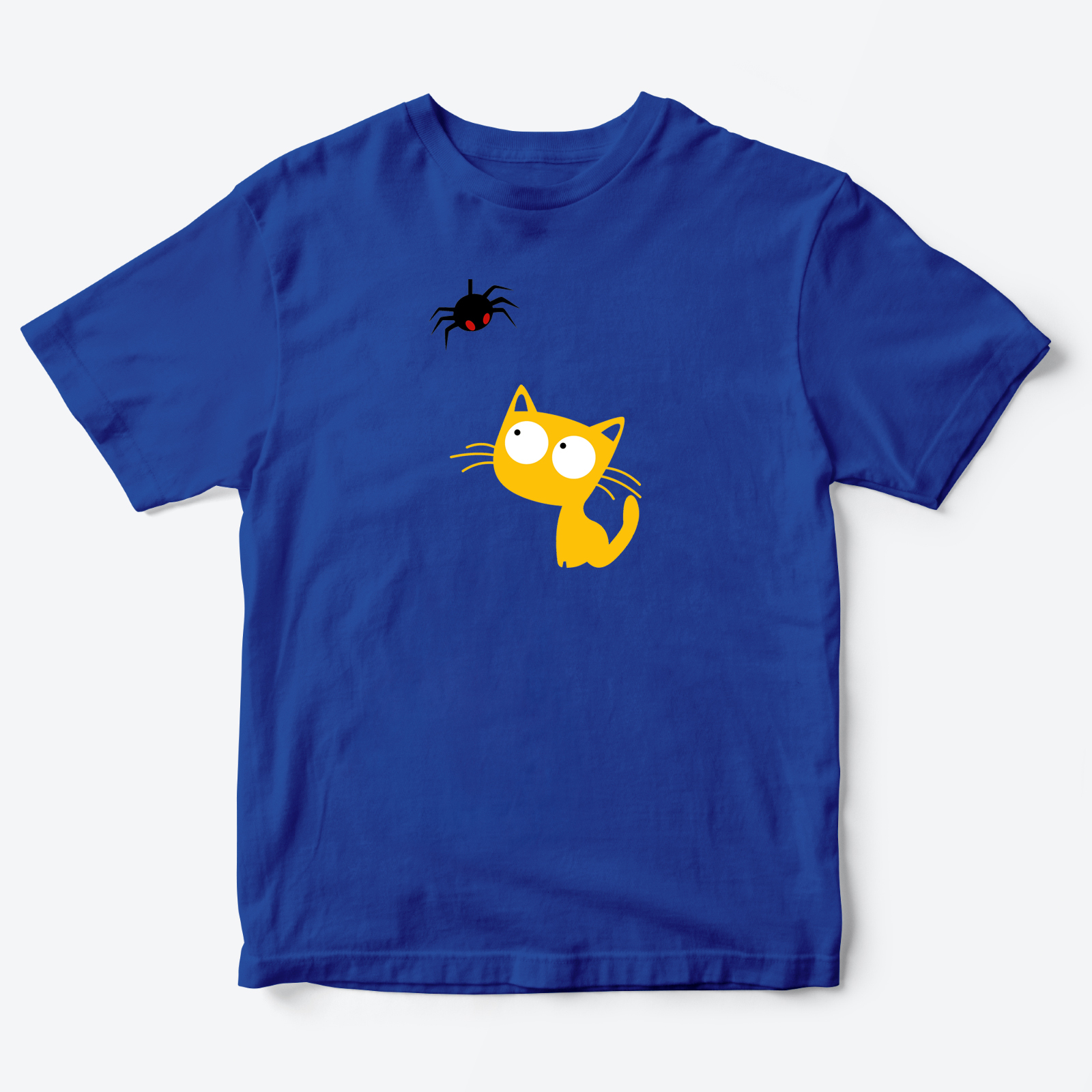 Футболка детская с принтом Паучок и Котик