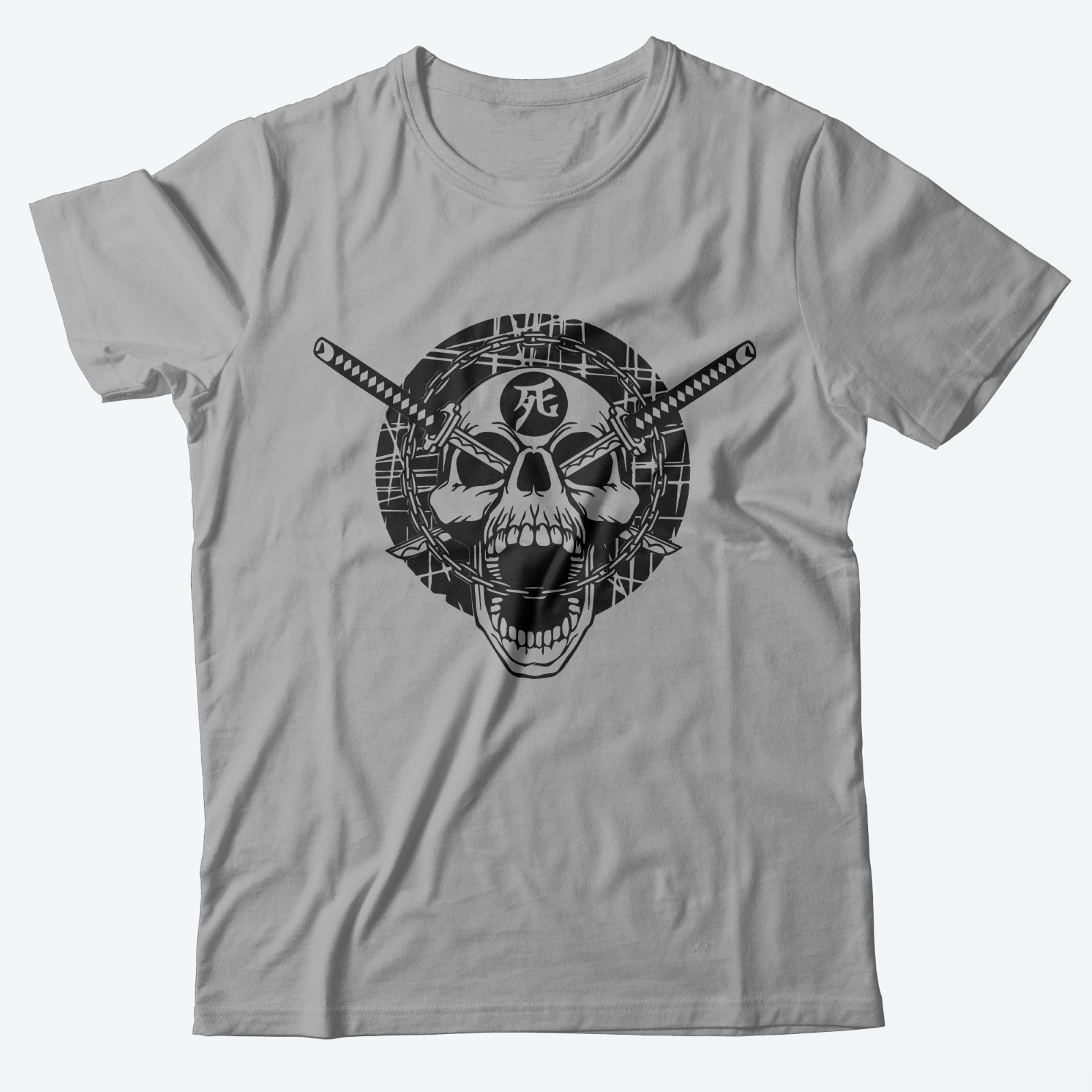 Модная футболка с принтом Череп