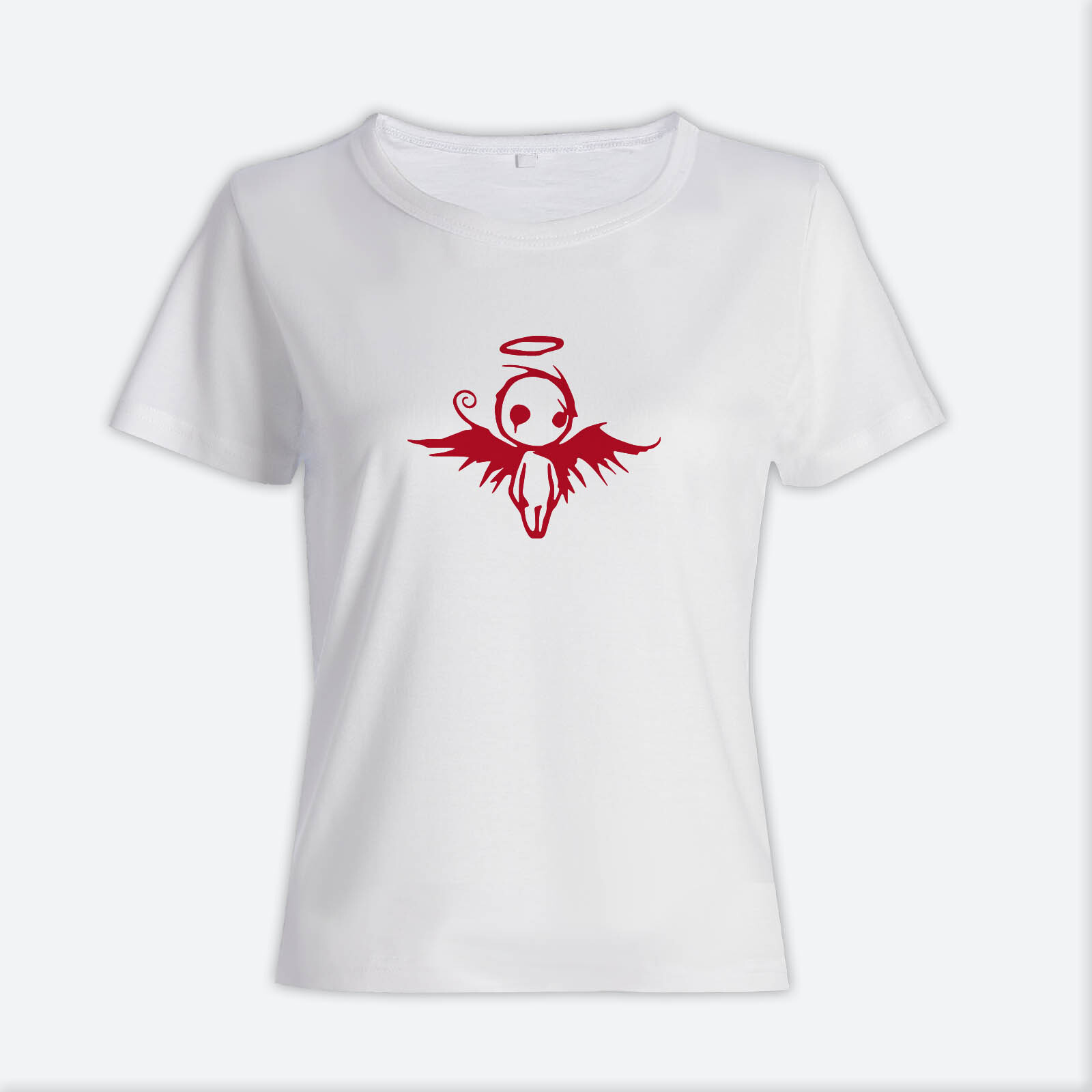 Футболка с прикольным принтом Ангел