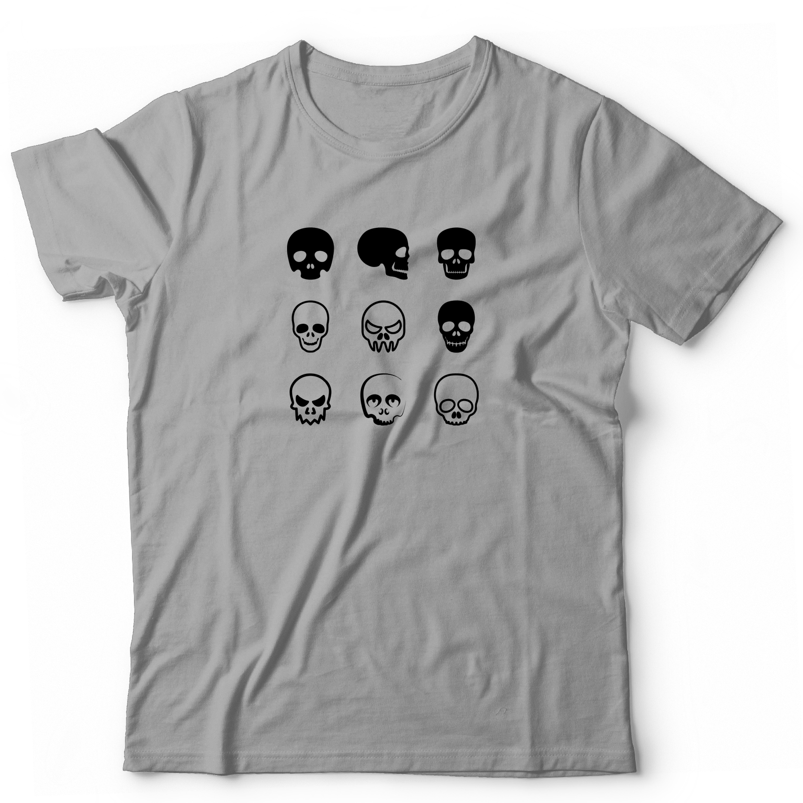 Футболка с черепом с принтом