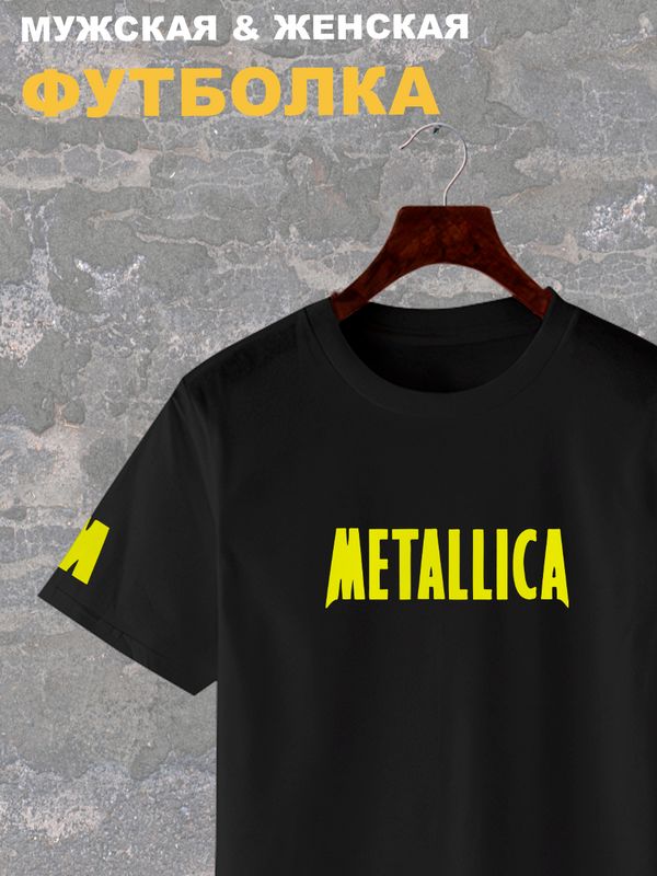 Футболка с надписью Metallica