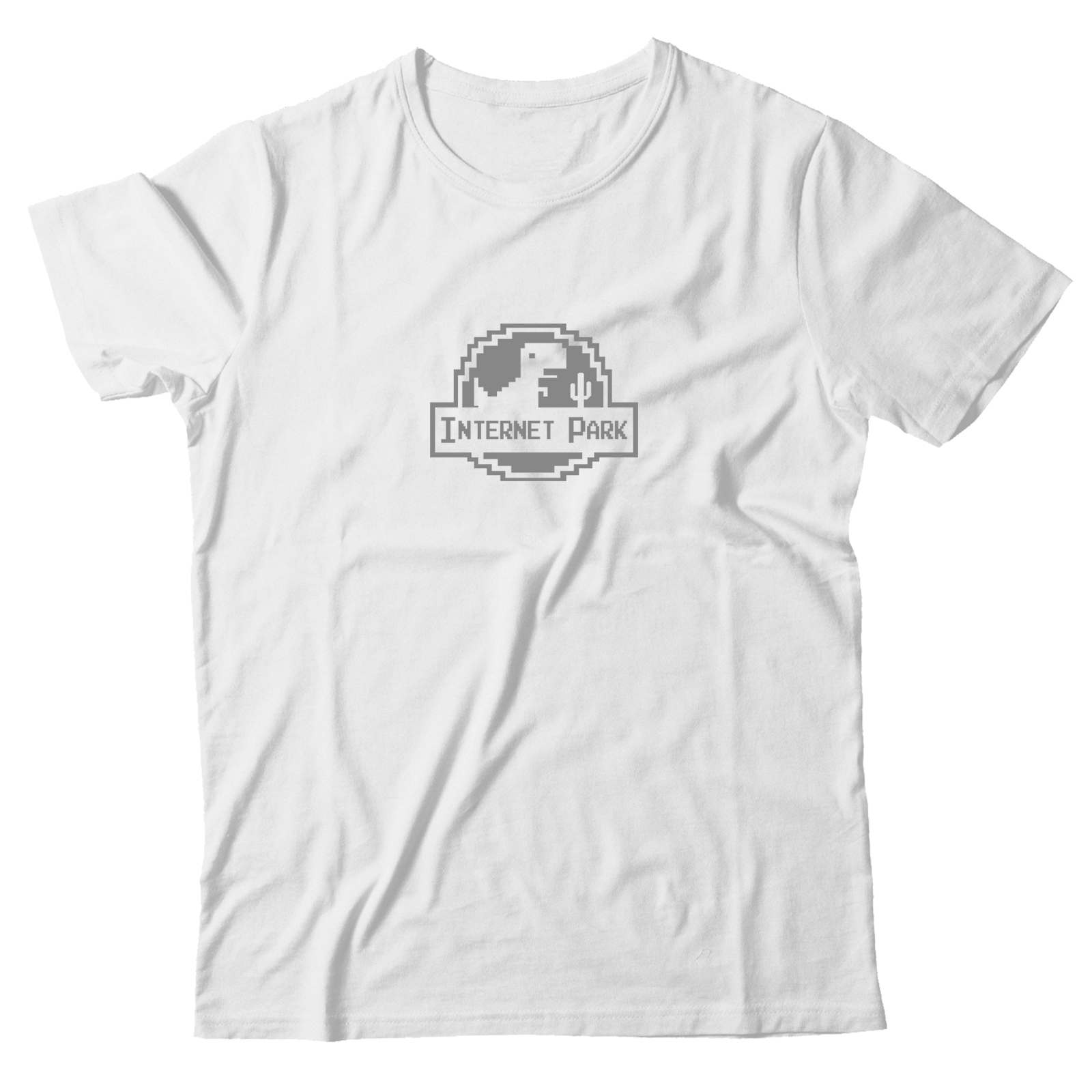 Мужская футболка со смешной надписью Internet park. Забавная футболка.