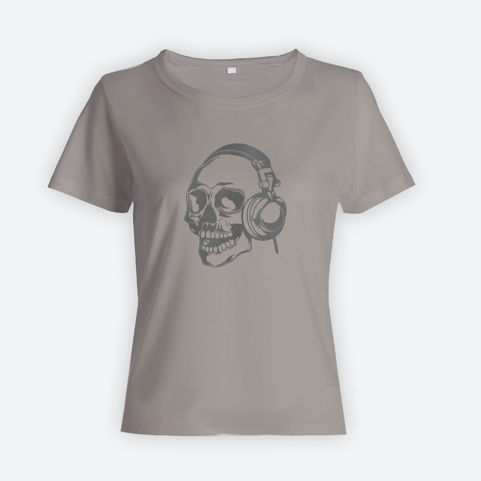 Модная футболка с принтом Череп