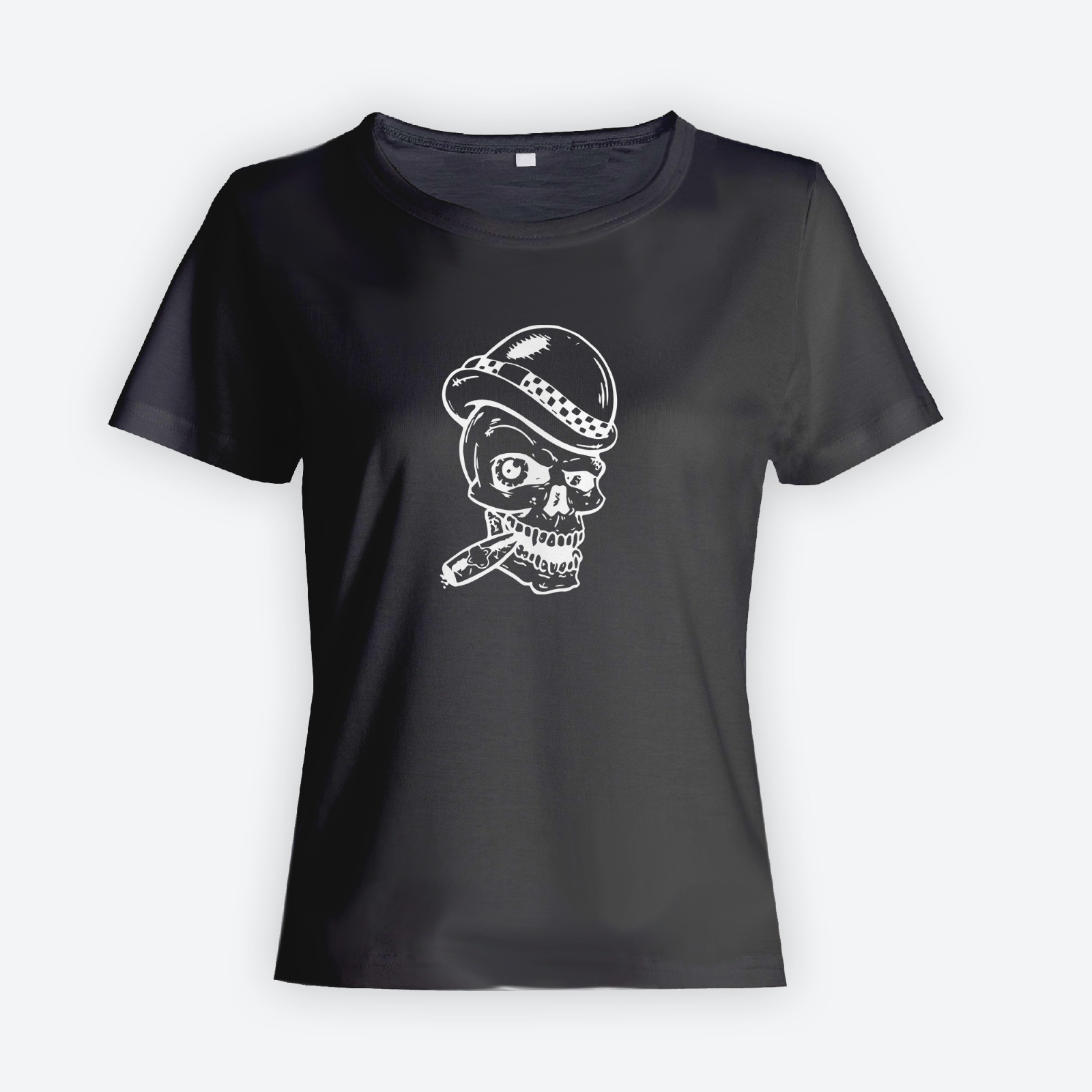 Модная футболка с принтом Череп
