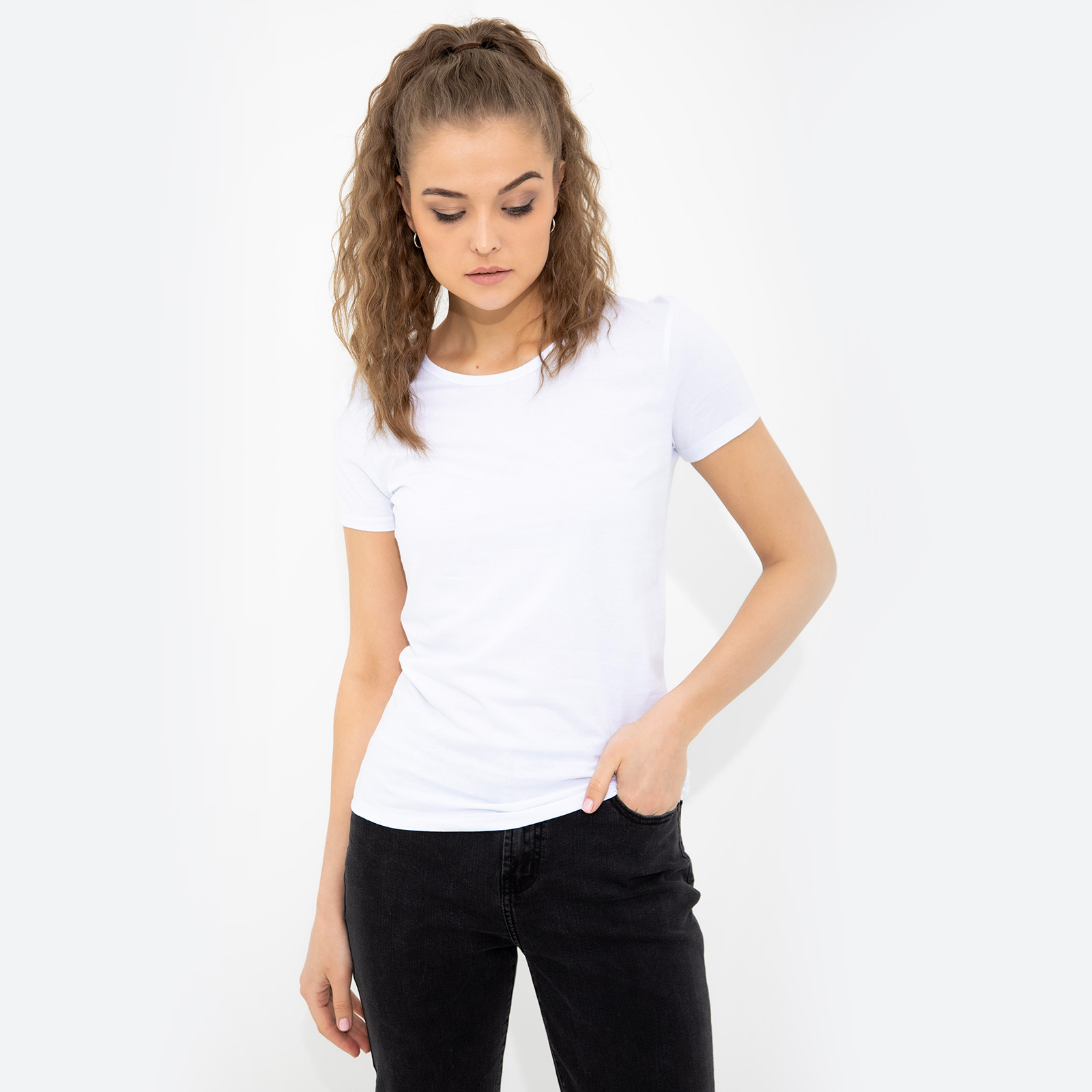 Футболка базовая однотонная