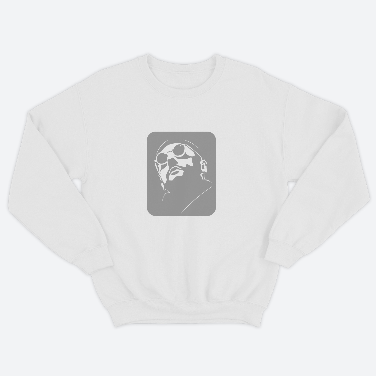 Женский свитшот с крутым принтом Леон / Женская толстовка без капюшона с надписью