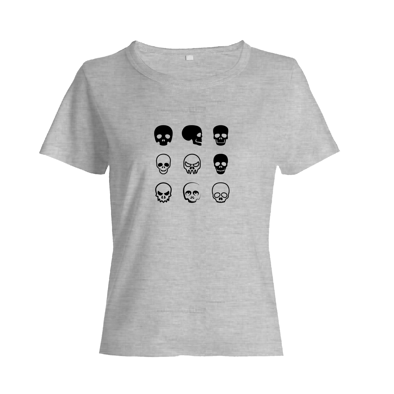 Футболка с черепом с принтом