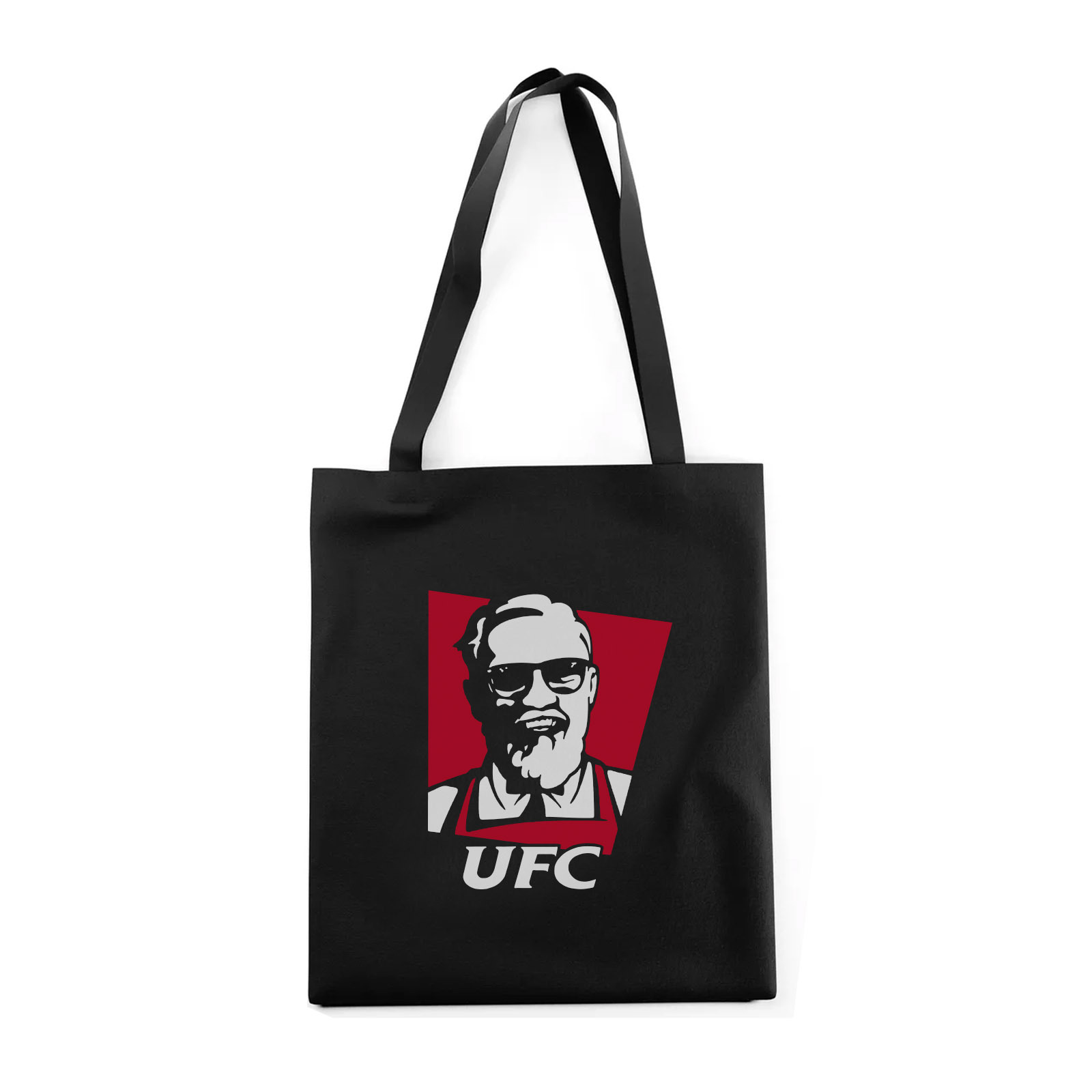 Сумка шоппер - холщовая хлопковая эко сумка с принтом UFC