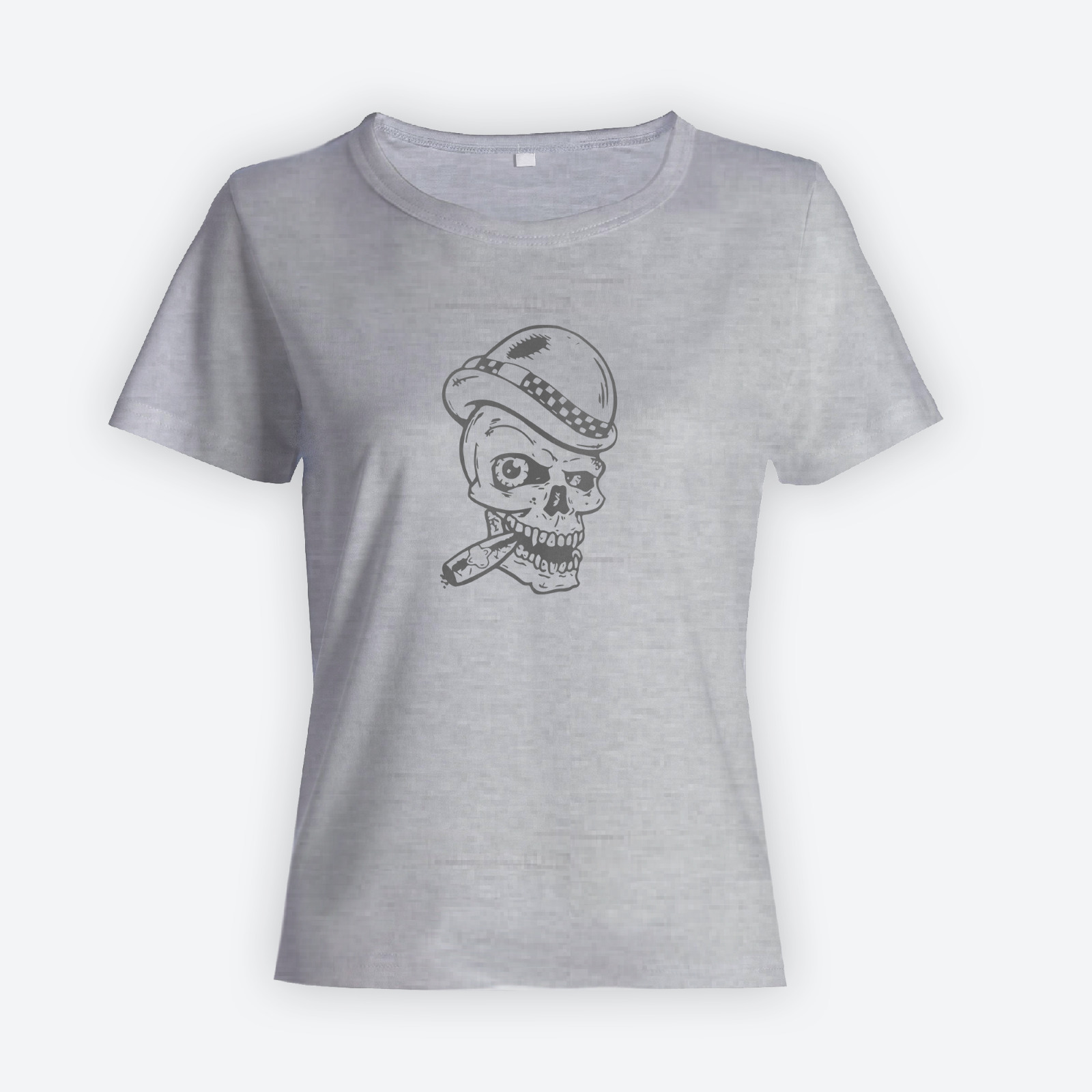 Модная футболка с принтом Череп