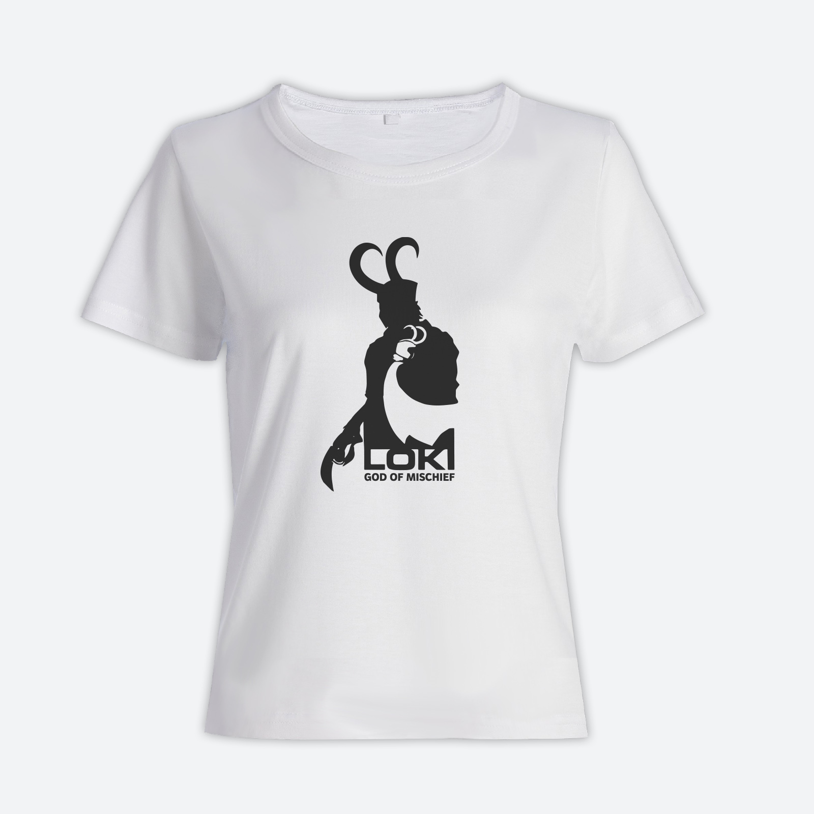 Футболка со смешным принтом Loki