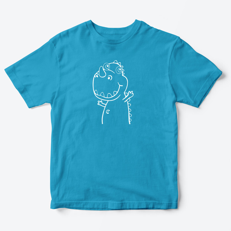 Детская футболка с рисунком Малыш динозавр