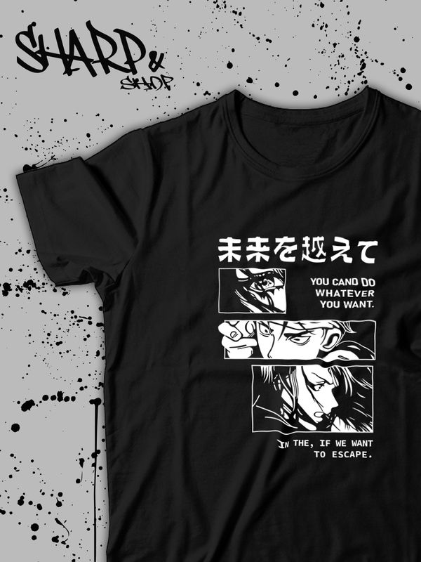 Футболка Аниме оверсайз с принтом