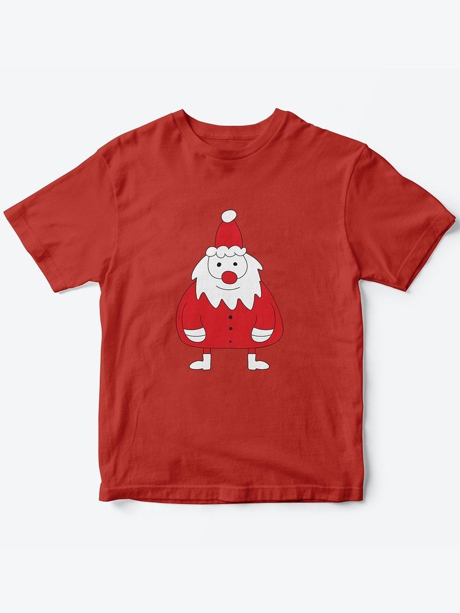 Детская футболка с рисунком Дед Мороз