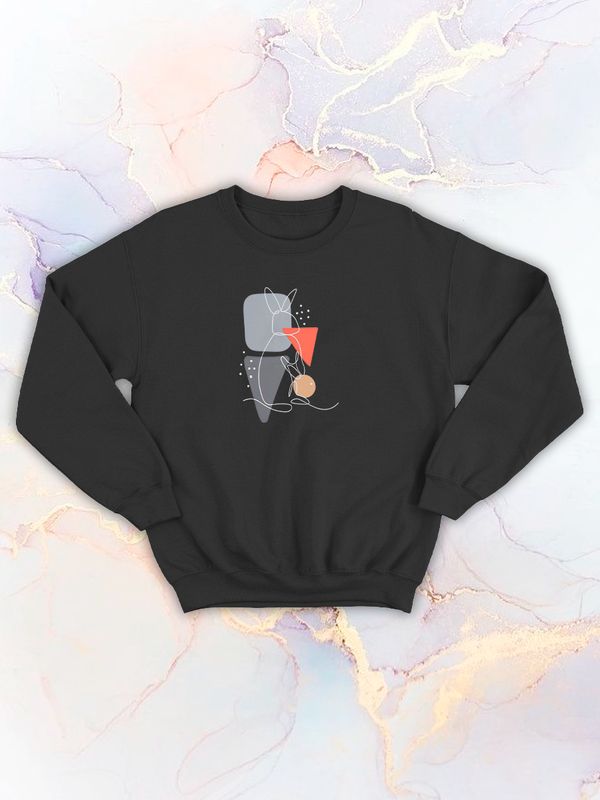 Парные свитшоты Кролики aesthetic art заяц черный мужской с принтом минимализм для влюбленных пар парня и девушки, двоих подруг, милая, мемная прикольная парная одежда андеграунд y2k style оверсайз Парные свитшоты Кролики aesthetic art заяц черный мужской с принтом минимализм для влюбленных пар парня и девушки, двоих подруг, милая, мемная прикольная парная одежда андеграунд y2k style оверсайз