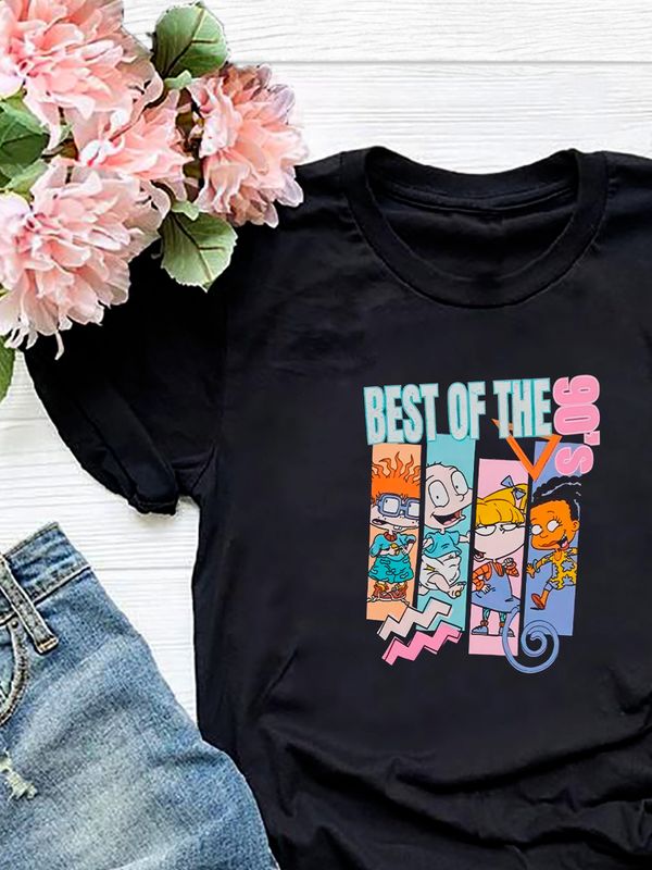 Футболка Ох уж эти детки мульт All grown up персонажи с принтом