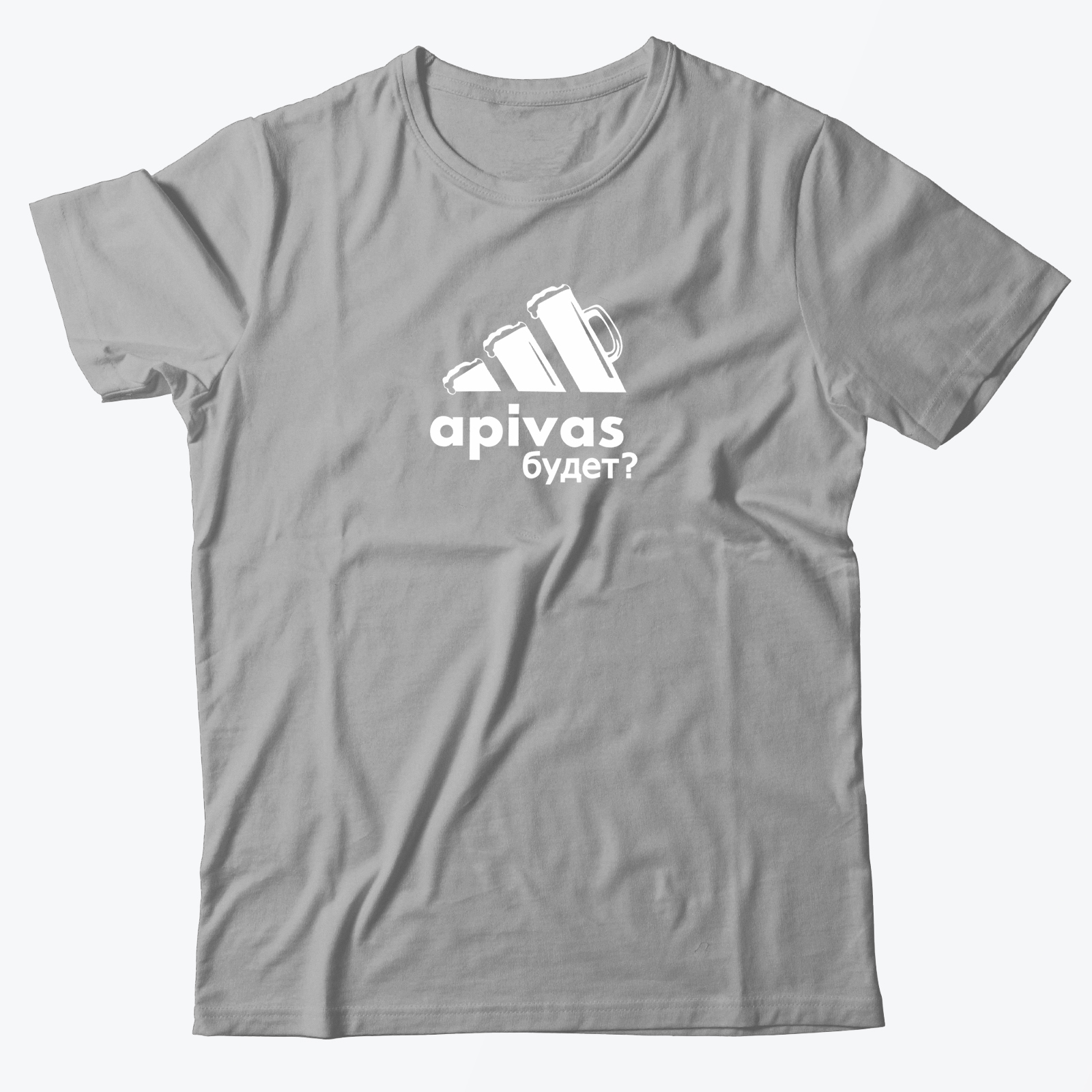 футболка со смешной надписью Apivas будет. Забавная футболка.