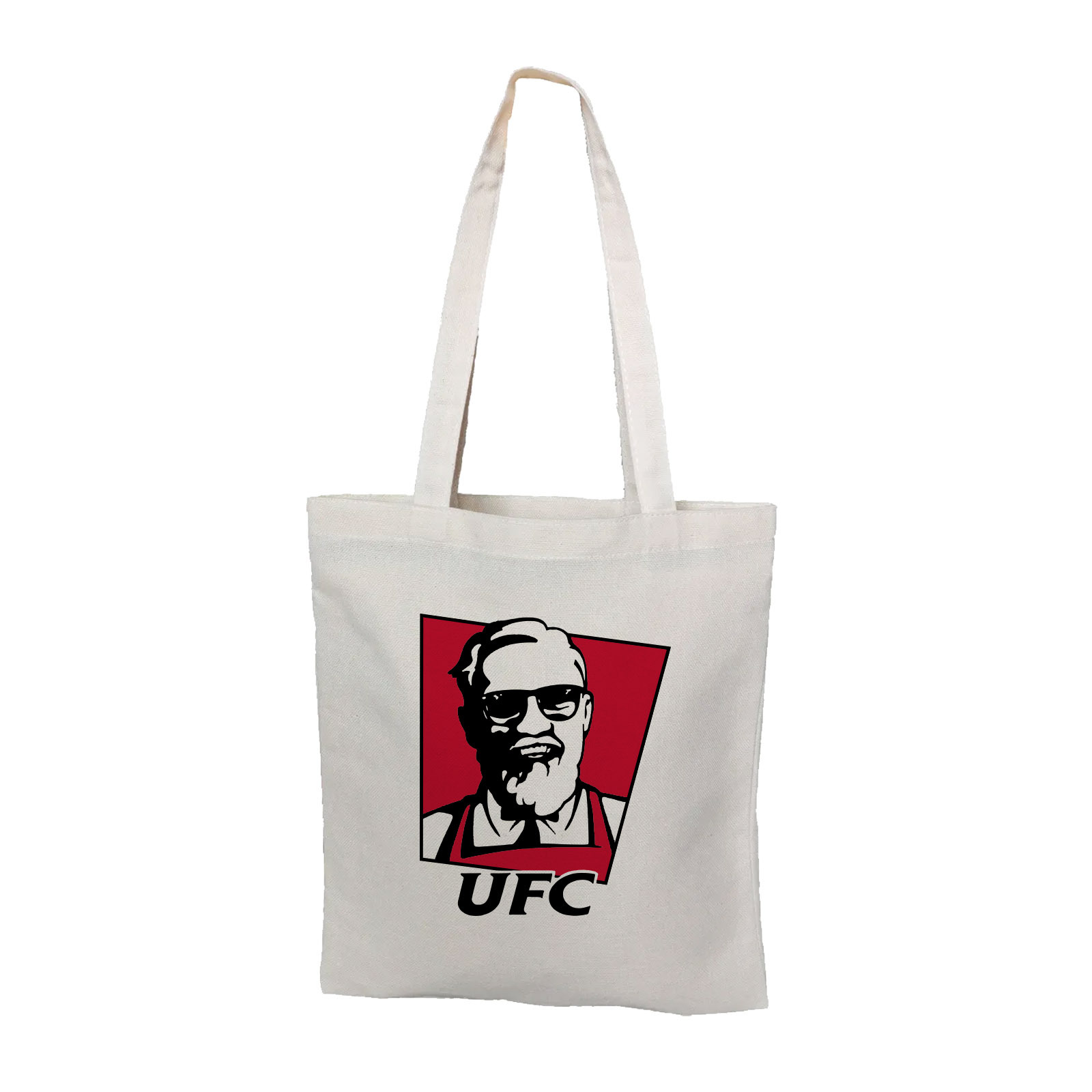 Сумка шоппер - холщовая хлопковая эко сумка с принтом UFC