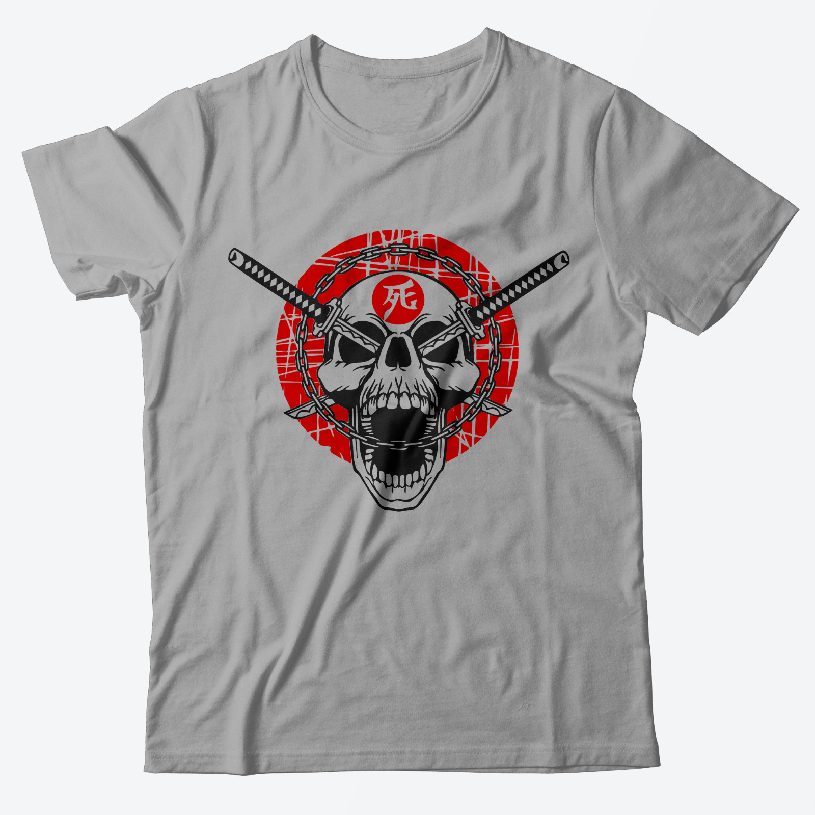 Модная футболка с принтом Череп