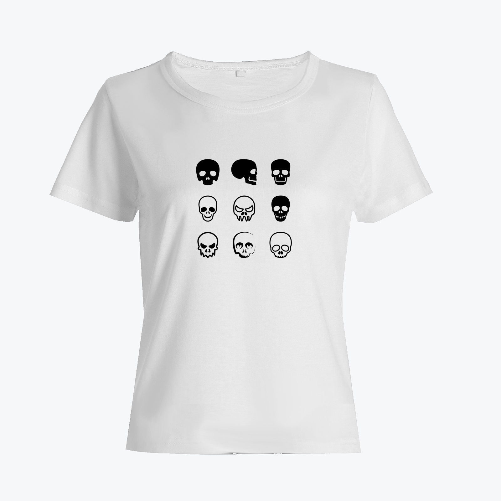 Футболка с черепом с принтом