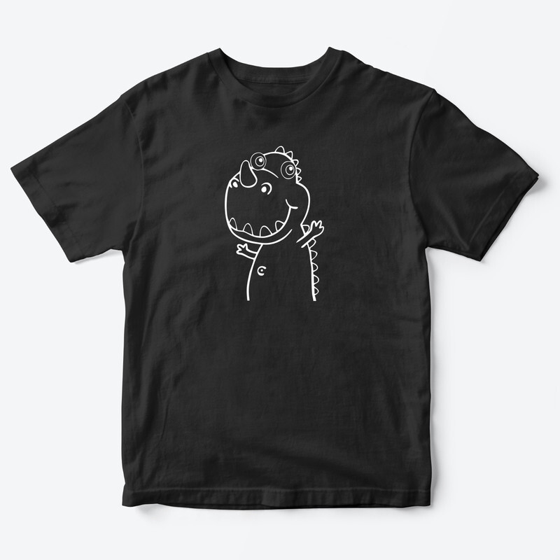 Детская футболка с рисунком Малыш динозавр