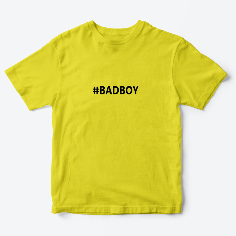 Футболка для детей с надписью Badboy Крутой