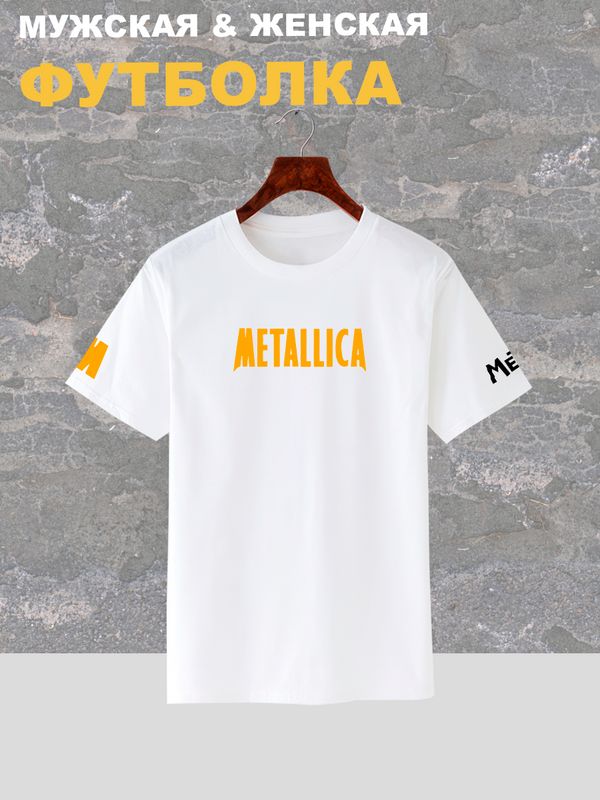 Футболка с надписью Metallica