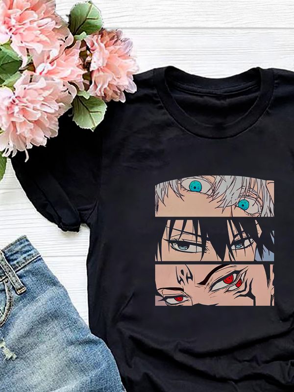 Футболка Магическая битва аниме Jujutsu Kaisen anime с принтом