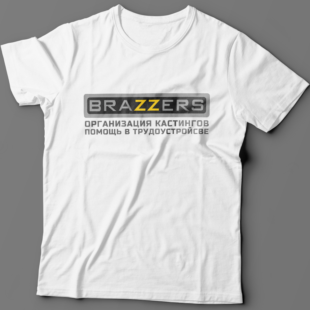Футболка с логотипом Brazzers