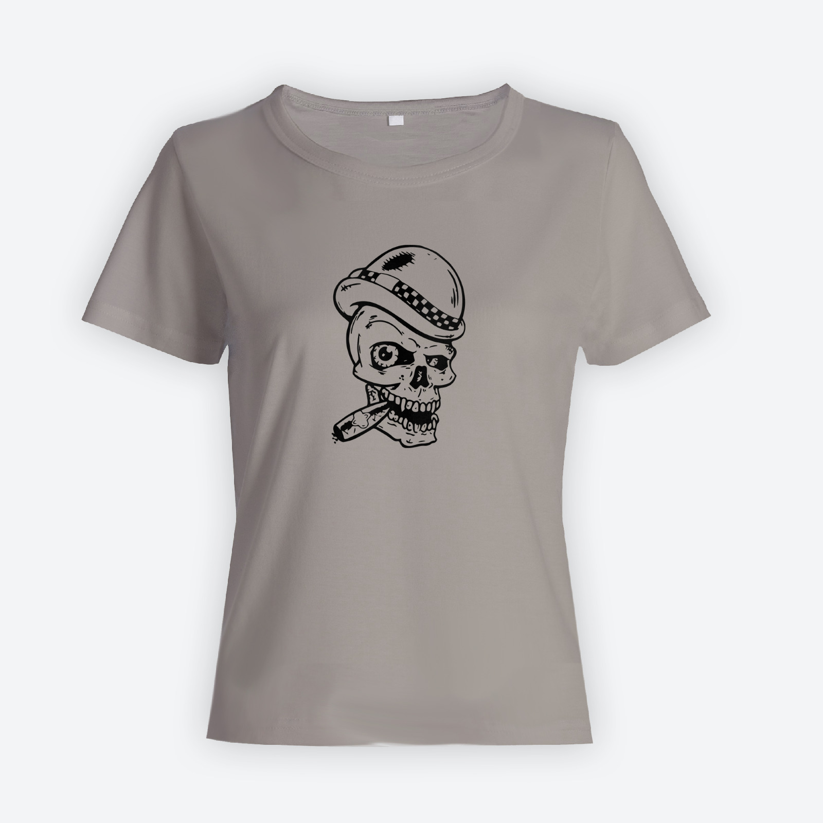 Модная футболка с принтом Череп