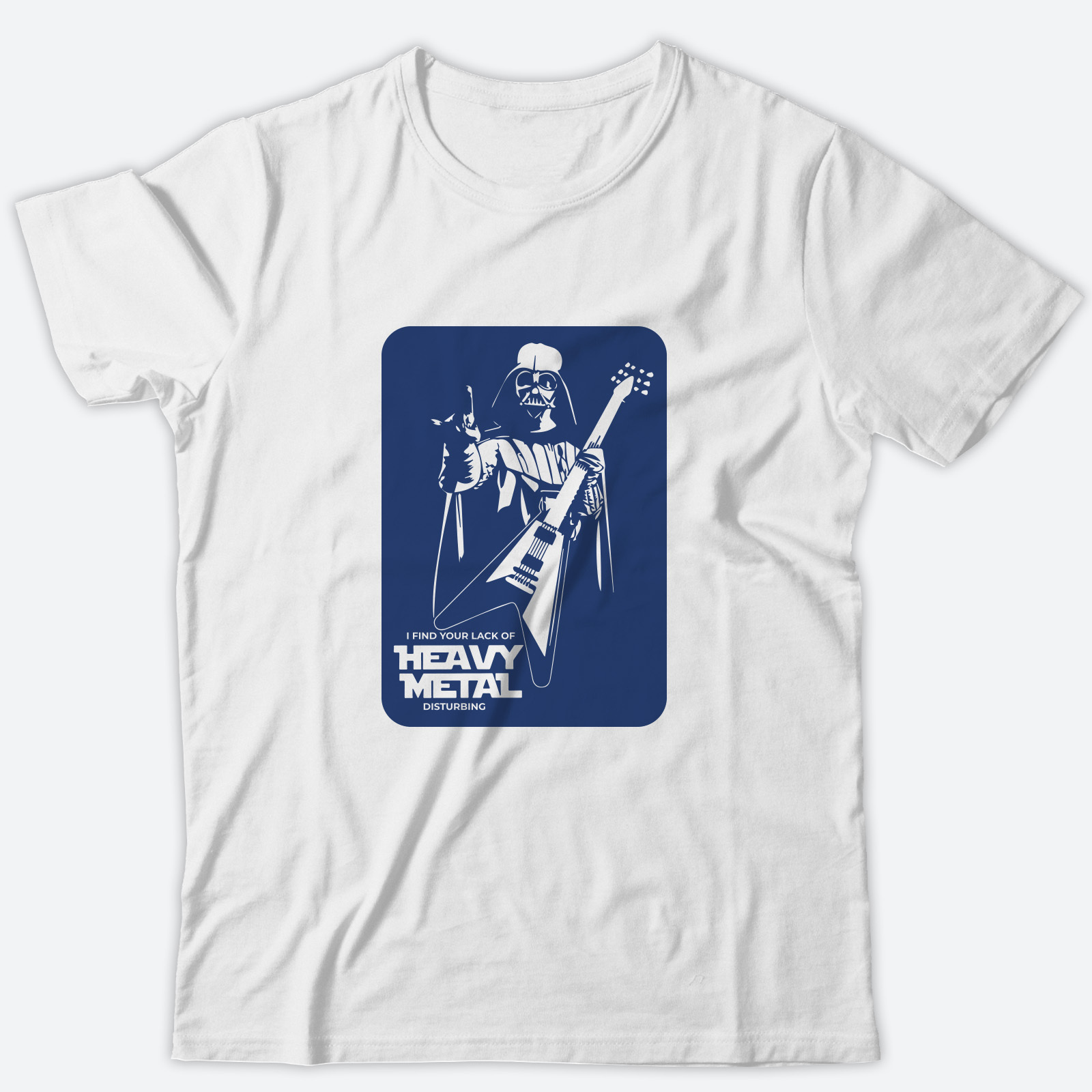 Футболка с крутым принтом Хэви Металл