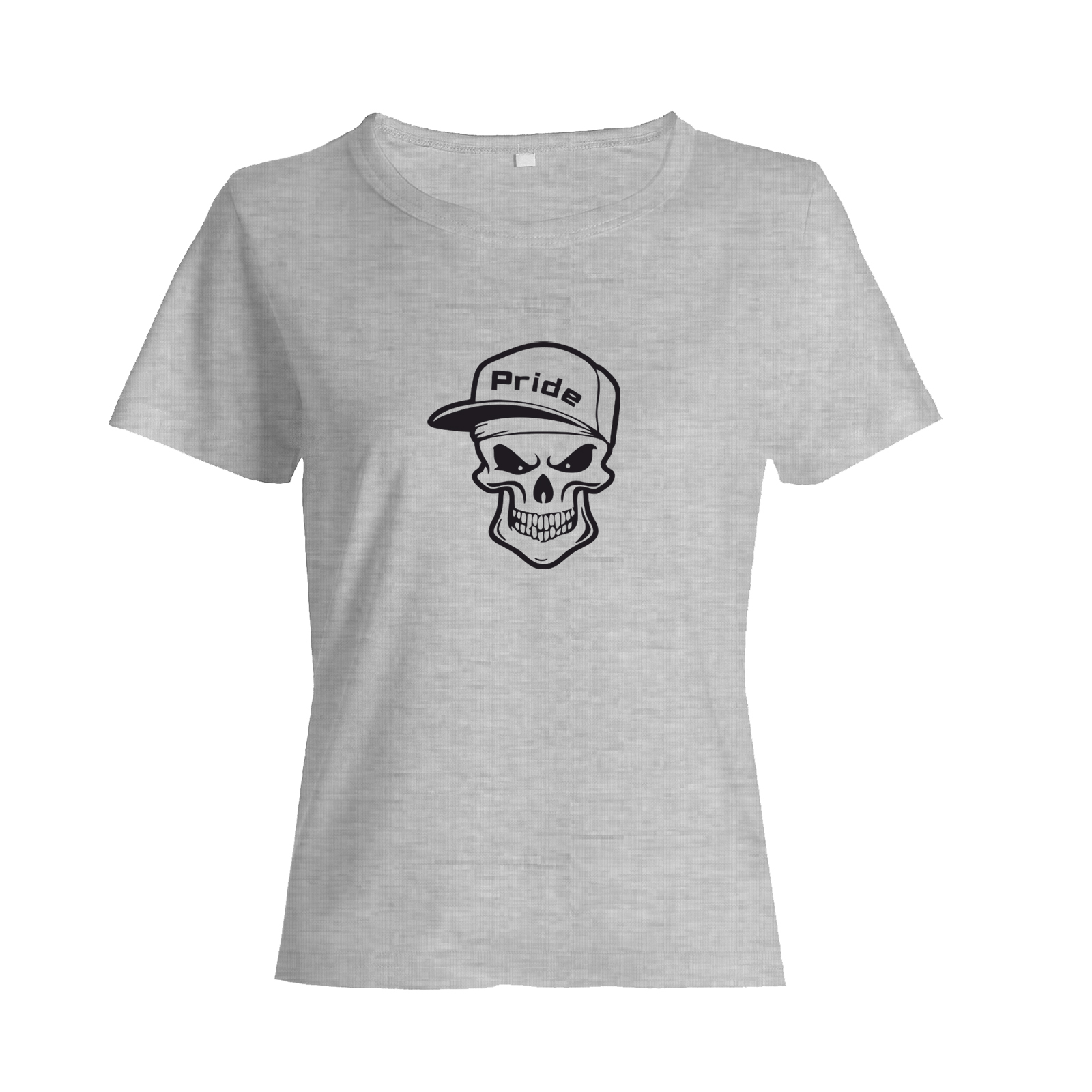 Футболка с черепом в кепке Pride с принтом