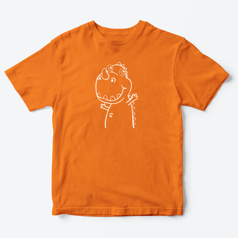 Детская футболка с рисунком Малыш динозавр