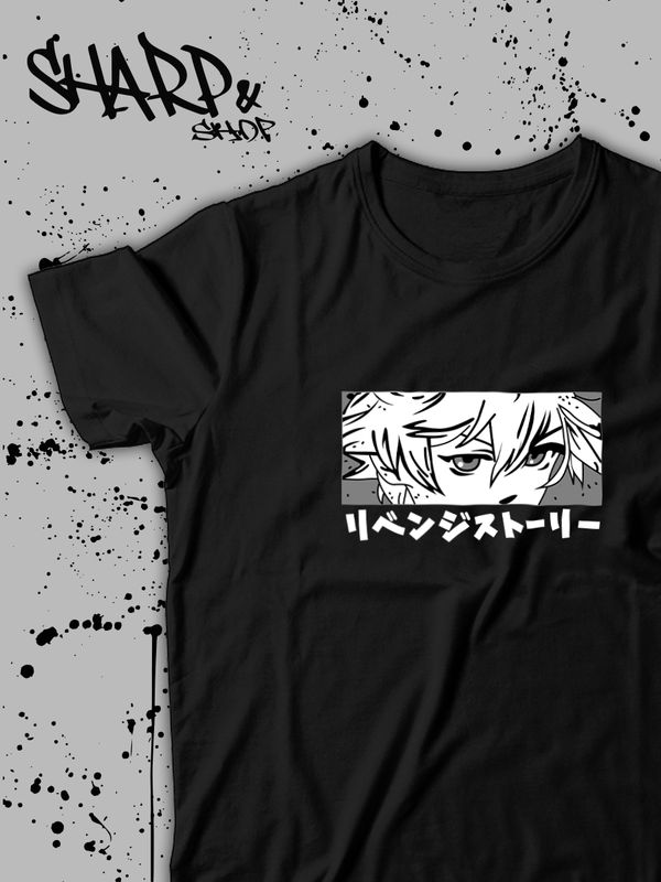 Футболка Аниме оверсайз с принтом