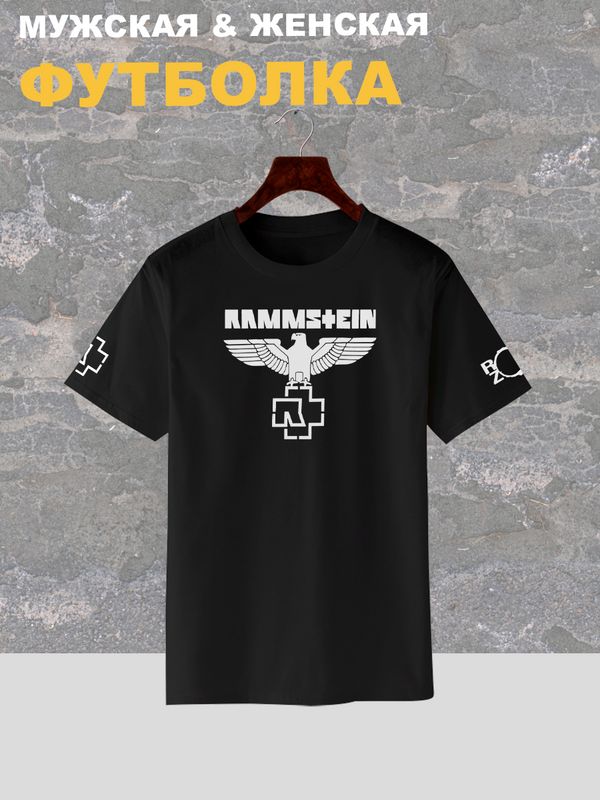 Футболка Рамштайн Rammstein logo Ramstein логотип с принтом