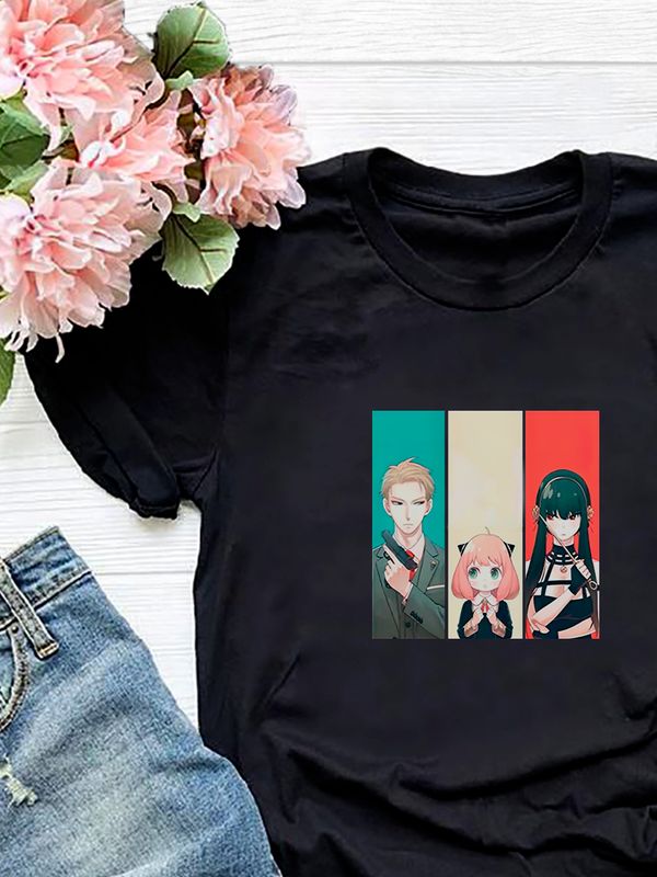 Футболка Cемья шпиона Spy X Family Лойд и Йор аниме с принтом