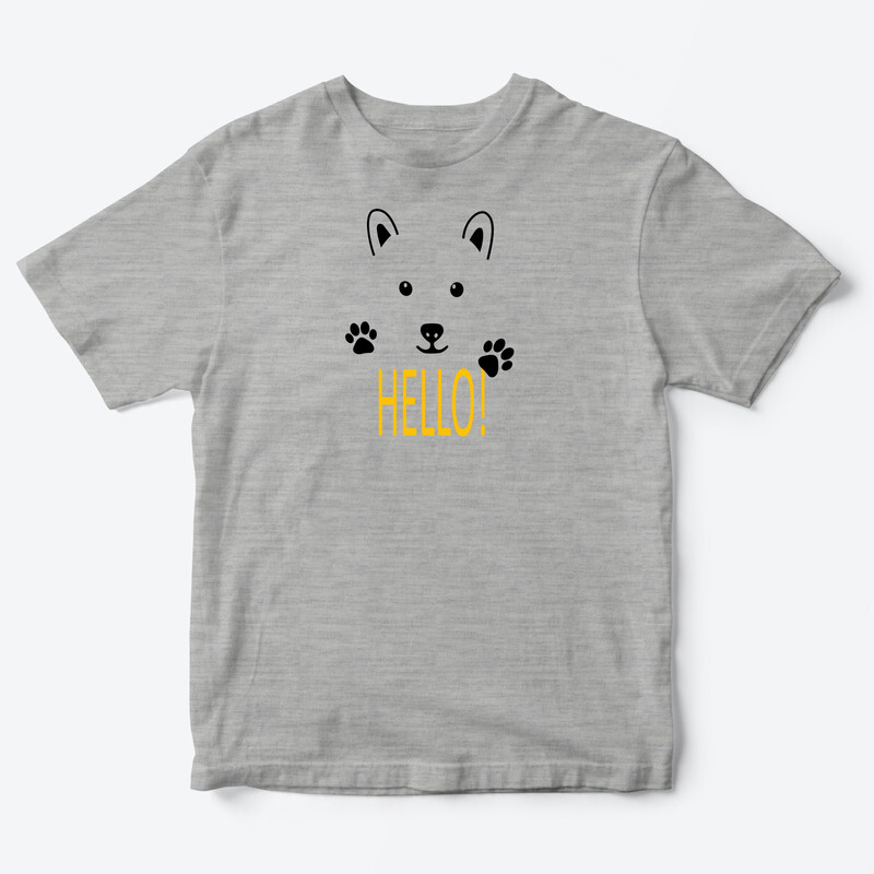 Детская футболка для девочки с рисунком Hello