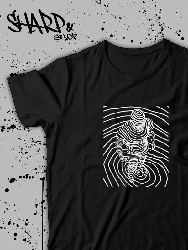 Футболка Аниме оверсайзс принтом