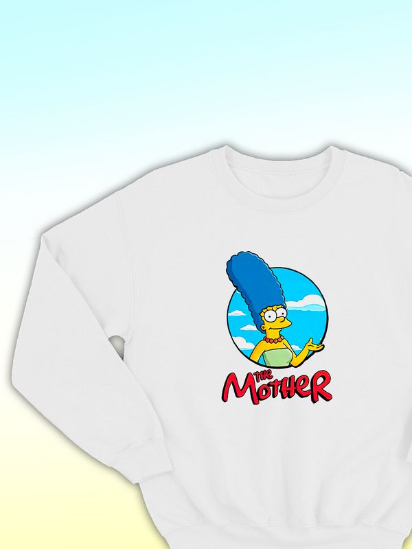 Парные свитшоты Мардж Симпсон Симсон mother белый женский с принтом Симпсоны Marge Simpson Simpsons Симсоны мама для влюбленных пар парня и девушки, двоих подруг, мемная парная одежда y2k оверсайз Парные свитшоты Мардж Симпсон Симсон mother белый женский с принтом Симпсоны Marge Simpson Simpsons Симсоны мама для влюбленных пар парня и девушки, двоих подруг, мемная парная одежда y2k оверсайз